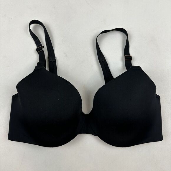Spanx Brallyywood Hills Sara Blakely Side Slimming Bra Lightly Padded Black 32C - Picture 2 of 8